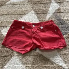 tommy girl レッドショートパンツ M