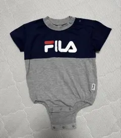FILA ベビー ロンパース カバーオール ネイビー グレー 半袖 バースデイのサムネイル