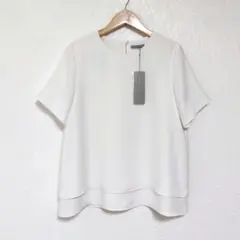 未使用 theory luxe とろみ 二枚仕立て ブラウス セオリー 新品