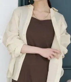 cohina ベーシックラミーシャツ