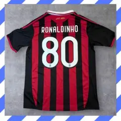 ACミラン ロナウジーニョ 80番 マルディーニ引退記念パッチ付