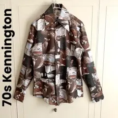 極美品❗️70s Kennington ファンタジア ミッキー ポリエステルシャツ