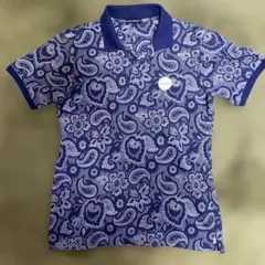 ロサーセン ネイビー ペイズリー柄シャツ