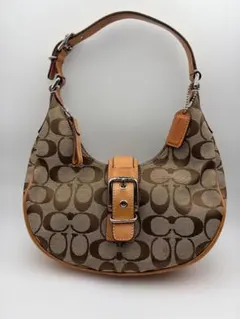 coach コーチ 6361 ソーホー シグネチャー ワンハンドバッグ ボルドー