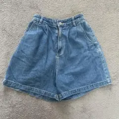 デニムブルー SSサイズ ハーフパンツ　ハニーズ