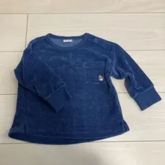 BREEZE 青　ニット　サイズ90