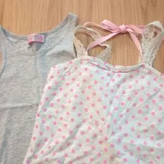 ♪メゾピアノ♪ノースリーブタンクトップ 110・120サイズ2枚セット