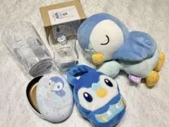 ポッチャマ まとめ売り【5点】ポケモン すやすやフレンド グラス