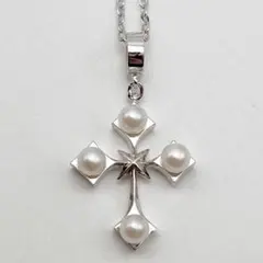 美品 ミキモト MIKIMOTO アコヤパール ネックレス ダブルリング - メルカリ