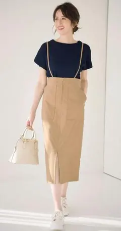 ☆新品・未使用☆ANY SIS L【2WAY】フロントジップタイトスカートのサムネイル