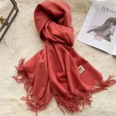 ストール　大判　マフラー　カシミアタッチ　韓国　シンプル　膝掛け　ショール　⑨