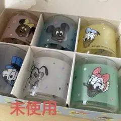 ディズニーキャラクターガラスコップ6個セット