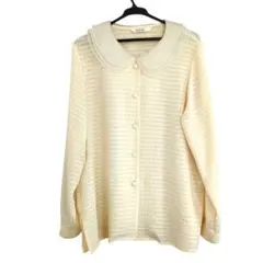 【美品】東京ブラウス Feminine ヴィンテージ レトロ ブラウス 黄色 M