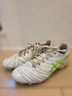 ASICS サッカースパイク24cm ホワイト/グリーン - メルカリ
