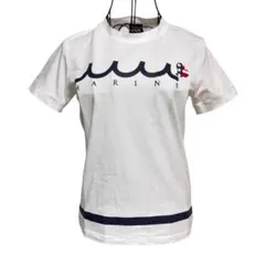 muta MARINE 半袖 Tシャツ ホワイト　両面プリント　サイズＭのサムネイル