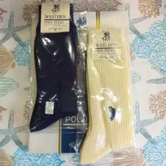 POLO TEXAS ソックス 25〜27cm 2色セット