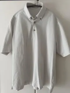 グリーンレーベル ポロシャツ L ライトグレー
