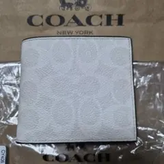 COACH コインウォレット シグネチャーキャンバス新品同様