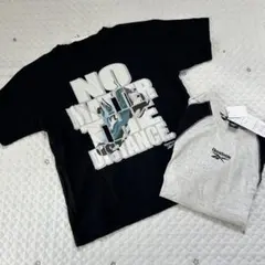 【新品】Reebok Tシャツ ブラック ロゴプリントのサムネイル