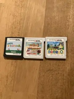 DS.3DSソフトのみ　どうぶつの森３本まとめ　動作確認済み
