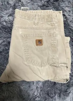 Carhartt チノパン B159 GKH 33×30 ルーズフィットベージュ