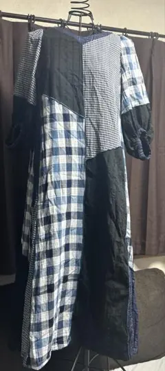 新品　オシャレウォーカーsomari パッチワークワンピ