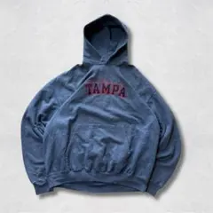 Champion パーカー XL TAMPA 刺繍ロゴ ダークグレー XL