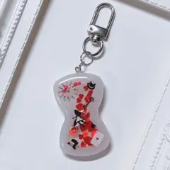 砂時計風シェイカーキーホルダー(アリス)