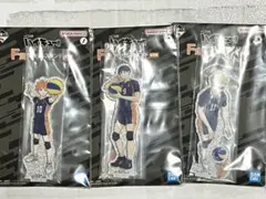 ハイキュー 一番くじ 最強の挑戦者 日向翔陽 影山飛雄 月島蛍　アクリルスタンド