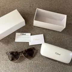 Chloé オクタゴナルサングラス ブラウン