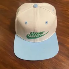 NIKE スナップバック キャップ ホワイト ライトブルー