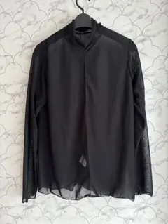 soffitto シアーハイネック　カットソー　ブラウス　used