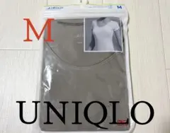 ●新品未開封●ユニクロレディース●エアリズム半袖Tシャツインナー●カーキ・M