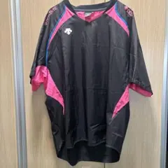 DESCENTE ウォームアップウェア 黒/ピンク