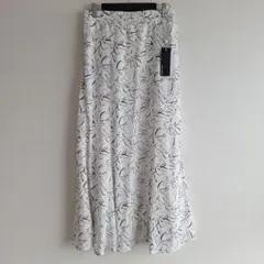 koé フラワープリントロングスカート KP12L0L0600 ホワイト F
