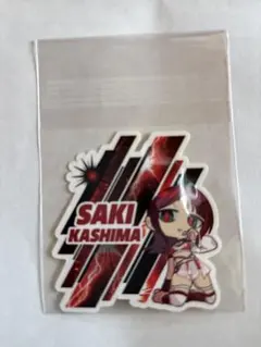 STARDOMオンラインくじ第２弾 イラストダイカットステッカー 鹿島沙希選手のサムネイル