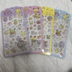 【新商品】 韓国限定 ポケモン 4種セット　ボンボンドロップ　シール