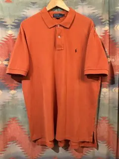 90s Polo by Ralph Lauren ポロシャツ オレンジ XL