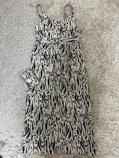 【美品】AZUL ゼブラ柄 キャミワンピース