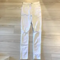 FOREVER 21 ホワイト スキニーパンツ 24 新品