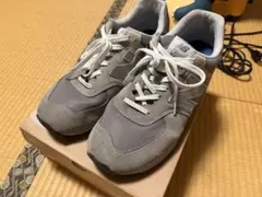 New Balance 57/40スニーカーグレーUS8/26.0cm m771 - メルカリ