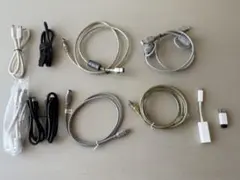 Firewireケーブル9本、変換アダプター