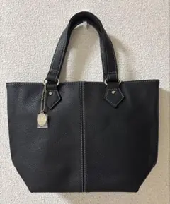 HAMANO ハマノ  トート ハンドバッグ ショルダー ロゴ ブラック トートバッグ|普段使いからビジネスまで|濱野皮革工藝