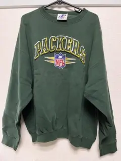 LOGO ATHLETIC 刺繍 NFL PACKERS スウェット　トレーナー