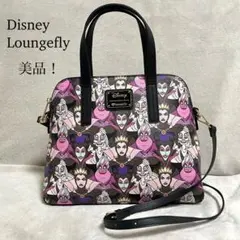 美品♪ Disney × Loungefly ヴィランズ ショルダーバッグ