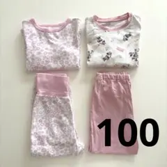 長袖パジャマ2セット女の子⭐︎100cm