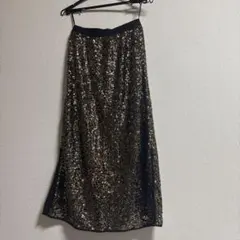 VIVIENNE TAM スパンコール ロングスカート