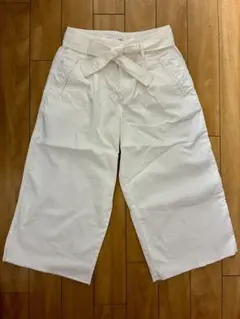 GAP High Rise Wide Leg Crop Pants Whiteのサムネイル