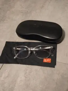 Ray-Ban クリアフレーム メガネ ケース付き