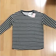 【新品】割引★ゆったり暖かい裏起毛付き☆伸縮性あり  ボーダー他色有ります